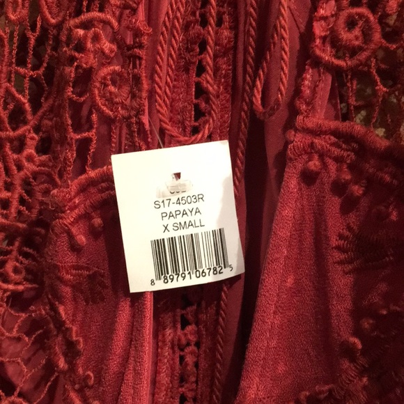 Saks Fifth Avenue Women's Red Vierna Halter Romper - Picture 8 of 8